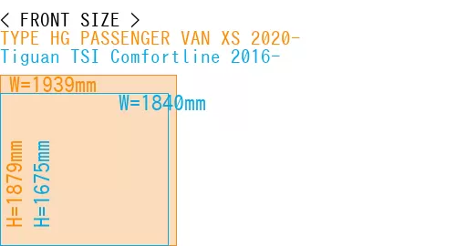 #TYPE HG PASSENGER VAN XS 2020- + Tiguan TSI Comfortline 2016-